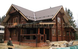 Фото деревянного дома №12