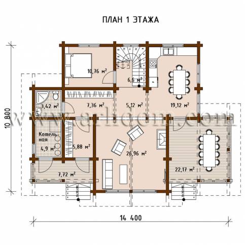 План первого этажа проекта Софрино-183